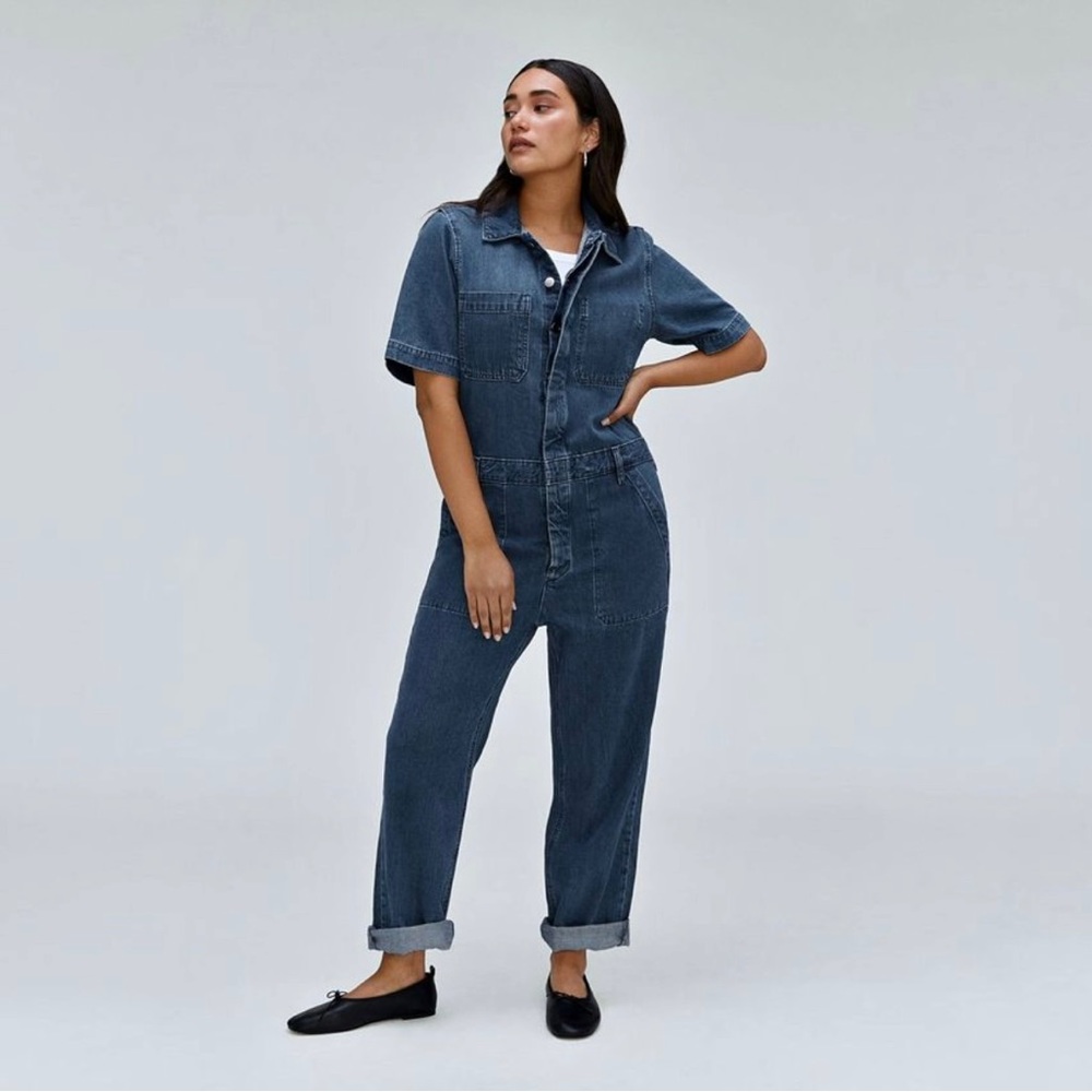 NWT Everlane denim jumpsuit 6
